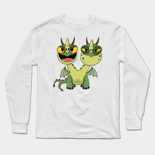 Balf dragons, dragon rider, face mask for kids, httyd, baby dragon Long Sleeve T-Shirt